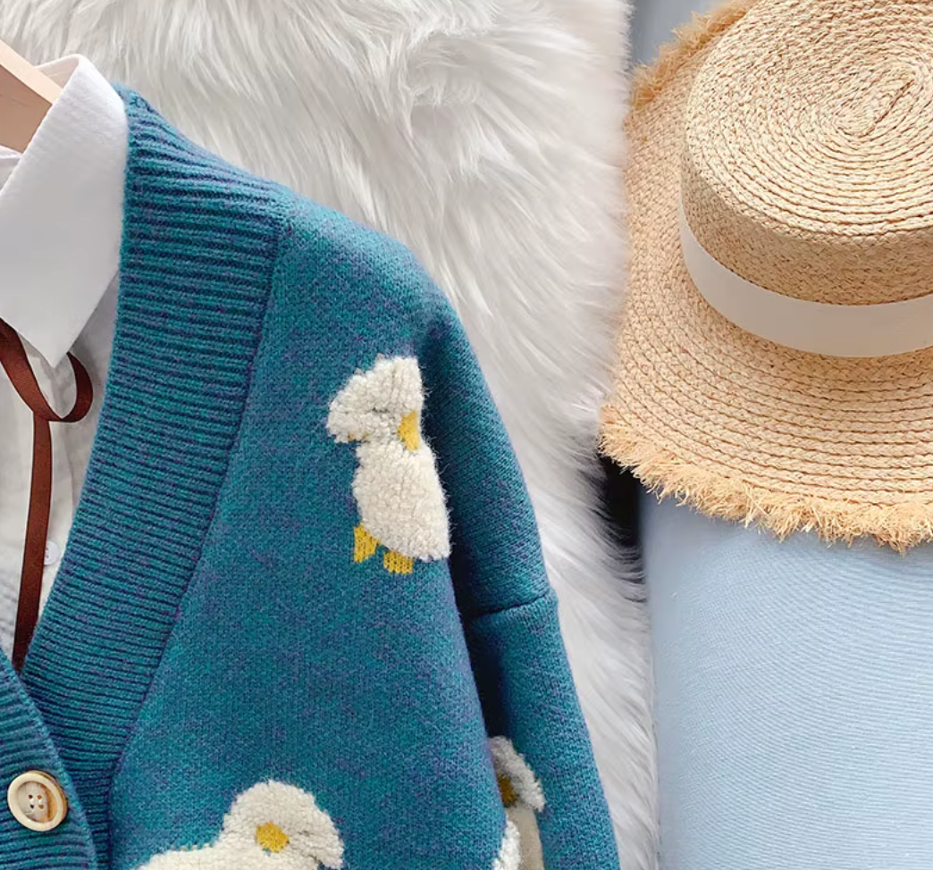 Playful Lamb Cardigan