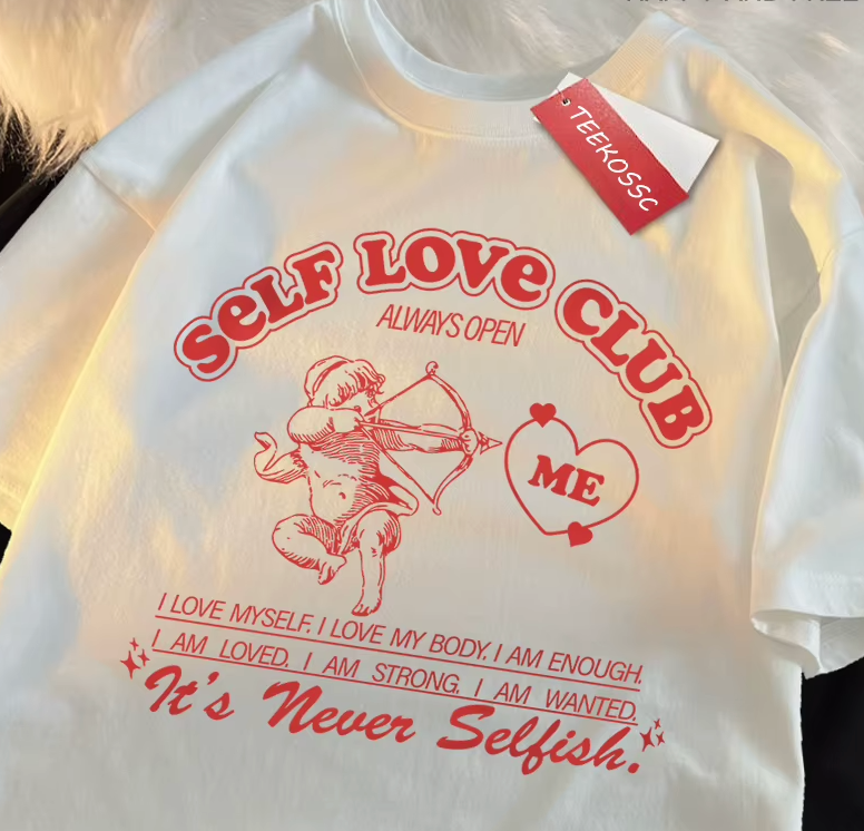 Self Love Club Fun Cupid Men Women T Shirts