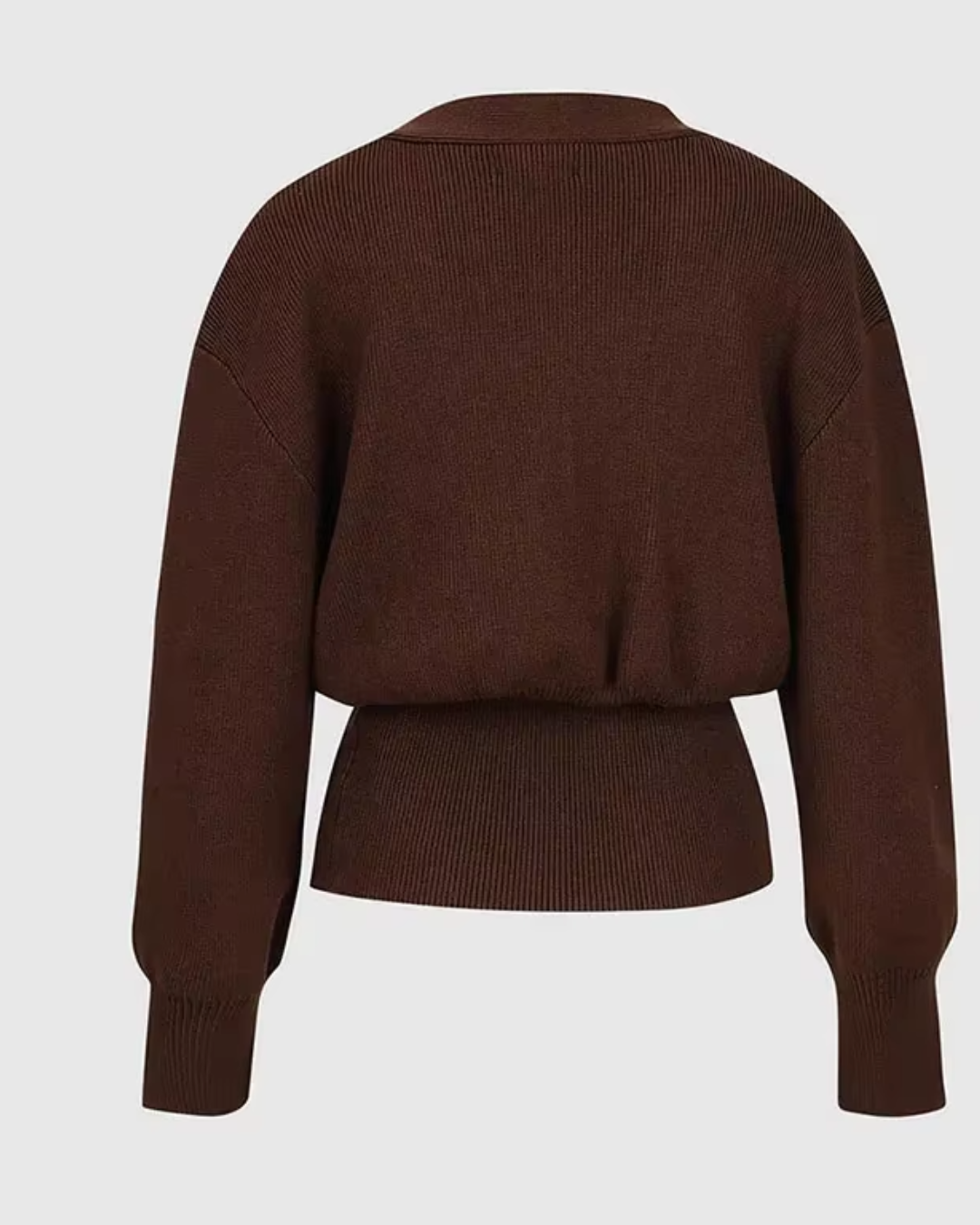 Chic Striped Knit Cardigan with Statement Buckle