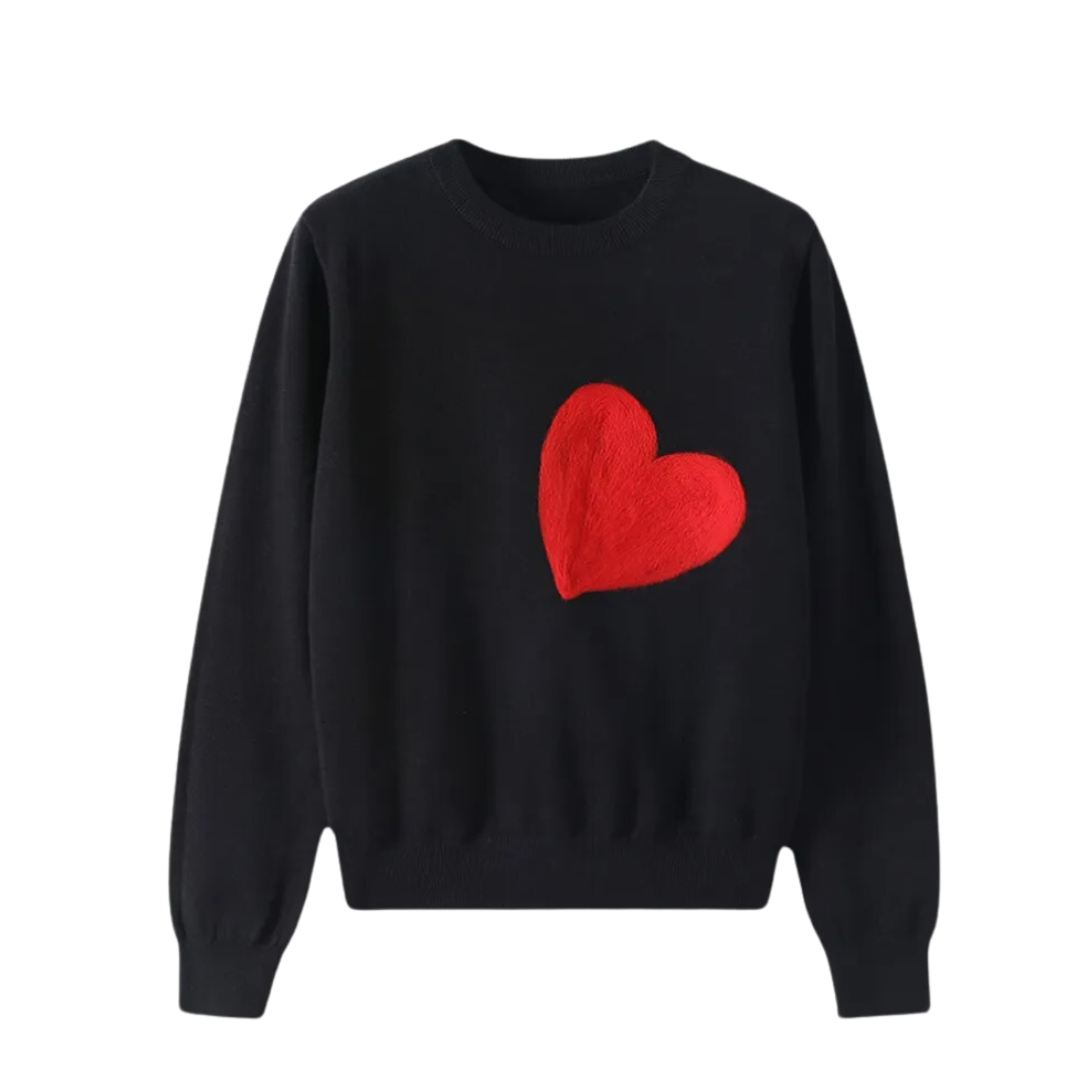 Black Heart Sweater