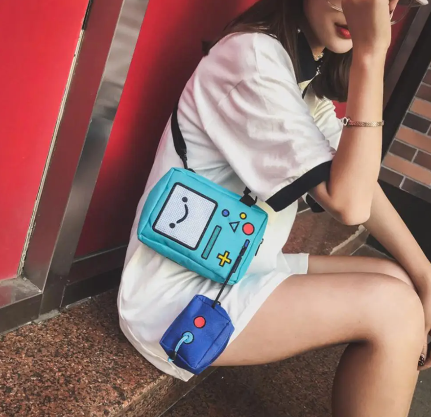 Anime Adventure Time BMO Small Bag