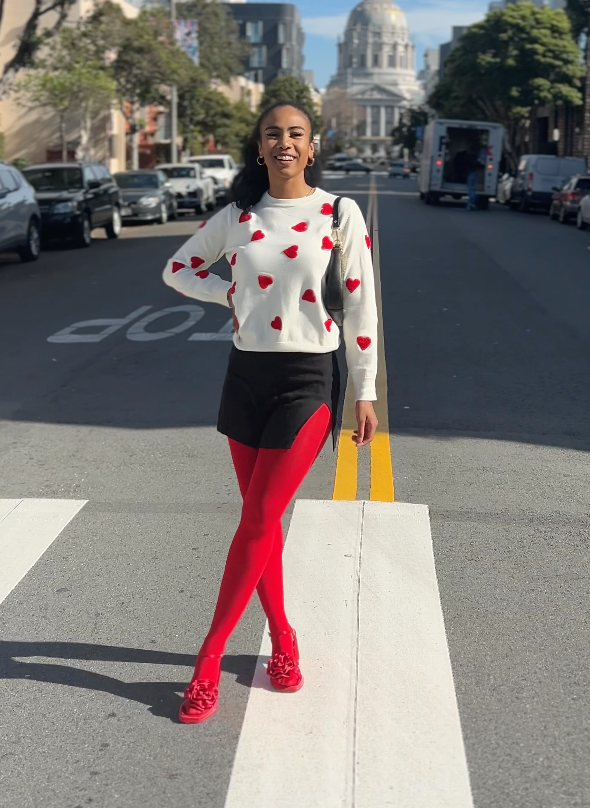 Love Heart Strawberry Knitted Sweaters