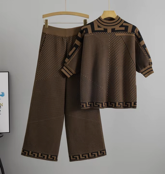 Spring Autumn Set New Loose Fashion Temperament Pullover