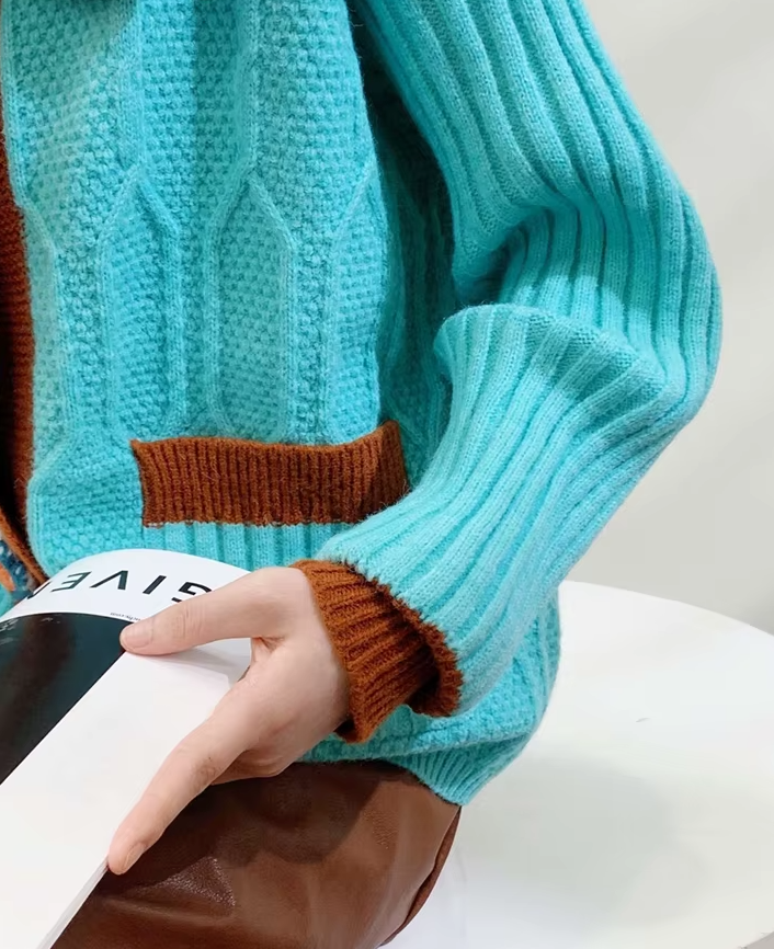 Crochet Flower Button Peter Pan Collar Vintage Style