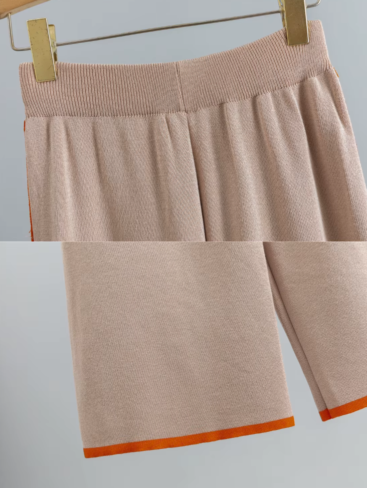 Two Piece Set Casual Knitted Fashion