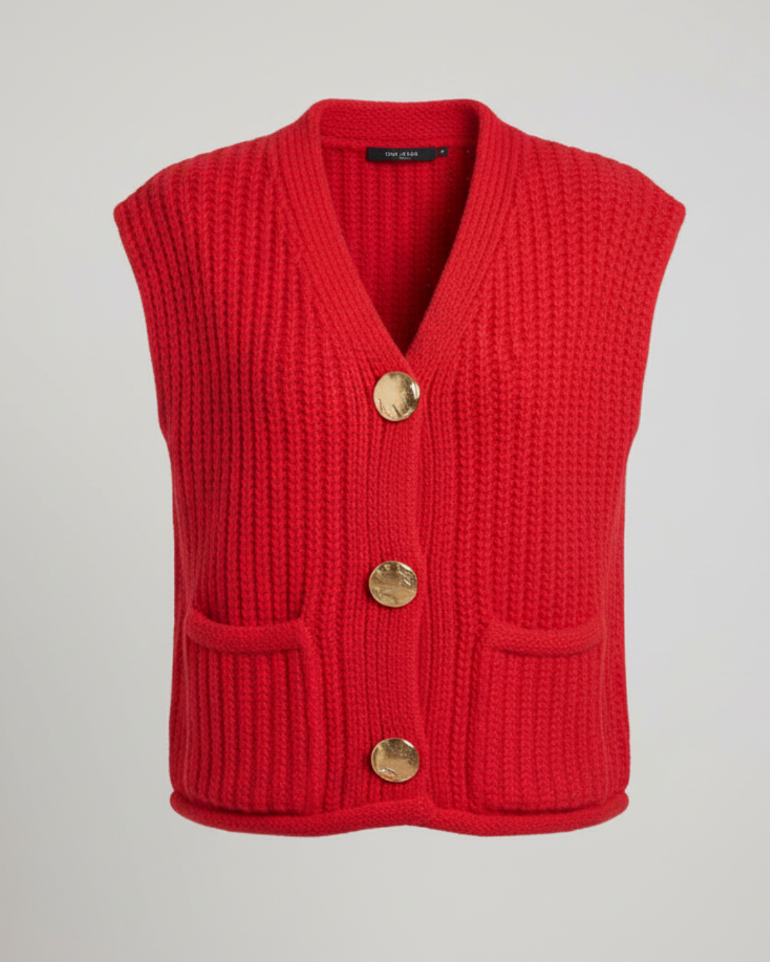 Autumn Cropped Sweaters Women Vests