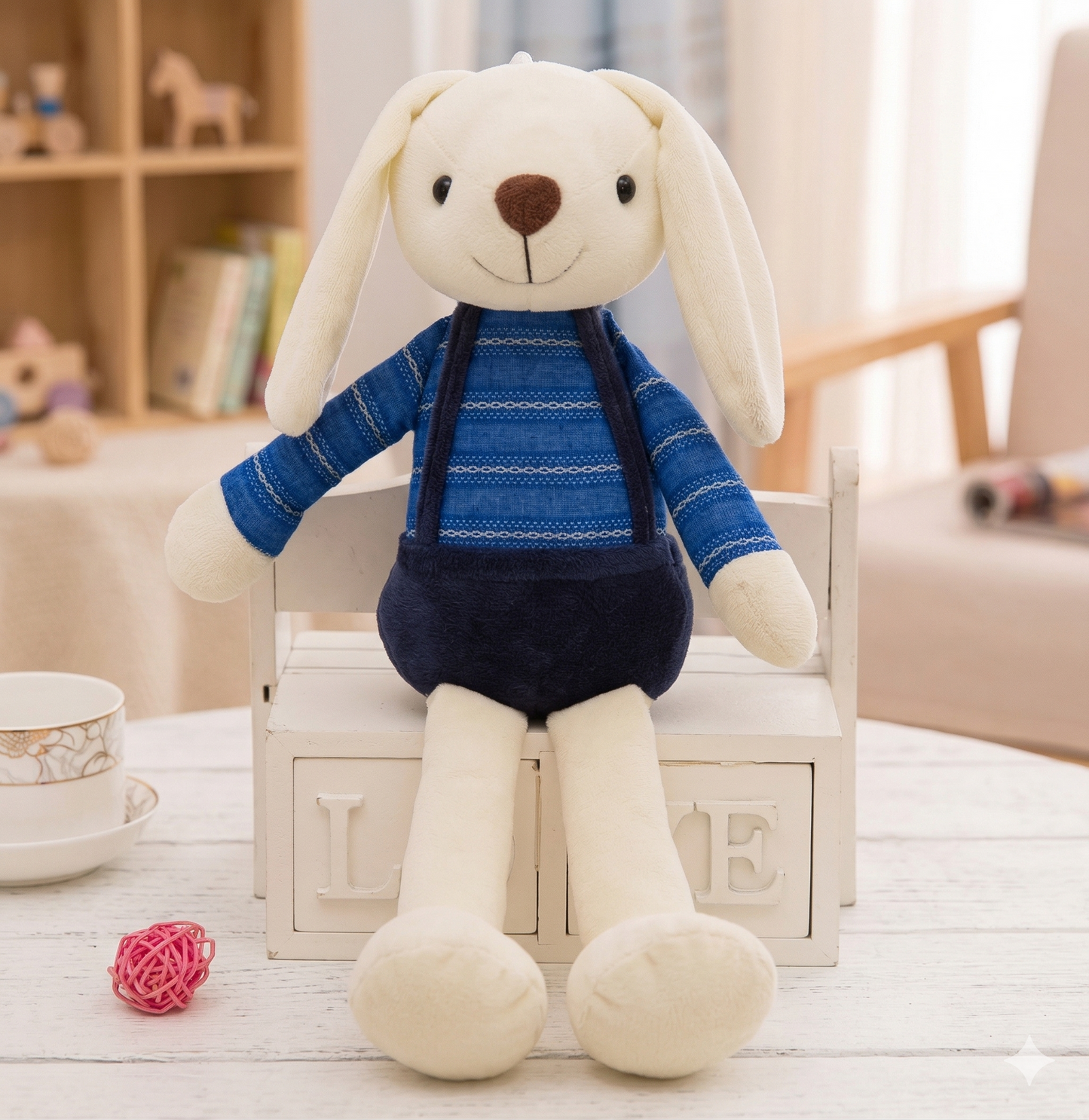 Rabbit Doll Cute Cartoon Plushies Throw Pillow