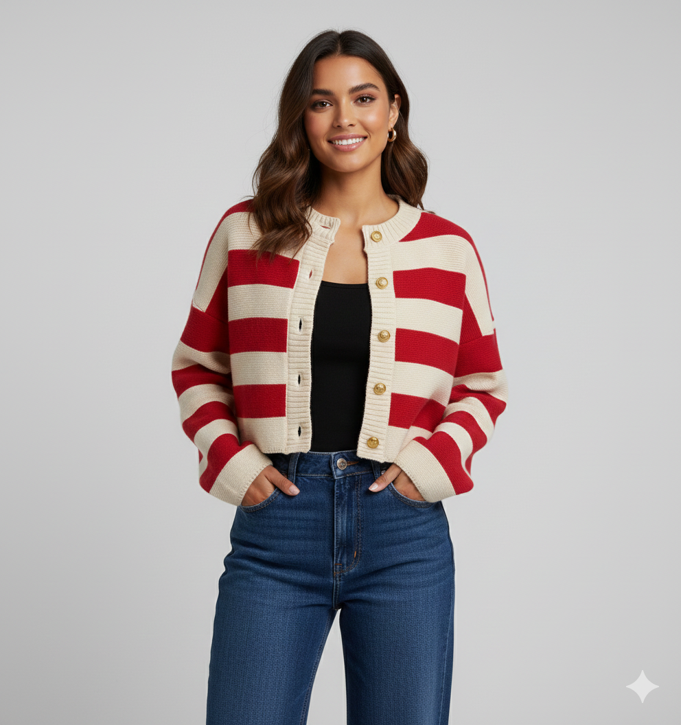 Candy Cane Cardigan