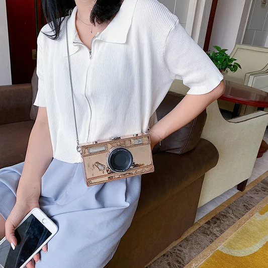 Fashion Camera Shape Clutch