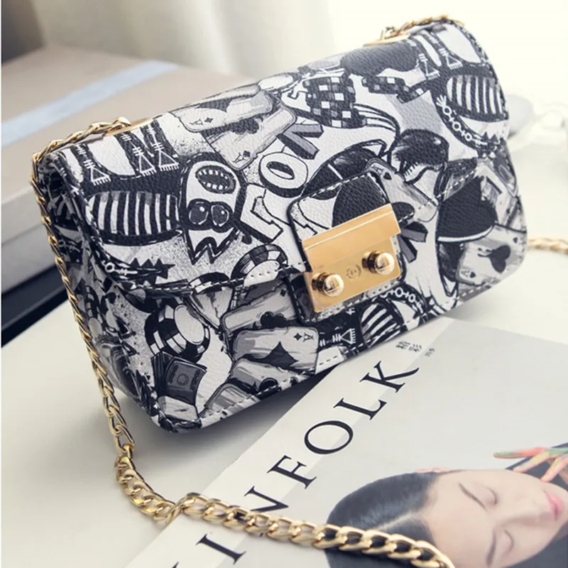 Bag Summer Graffiti Clutch