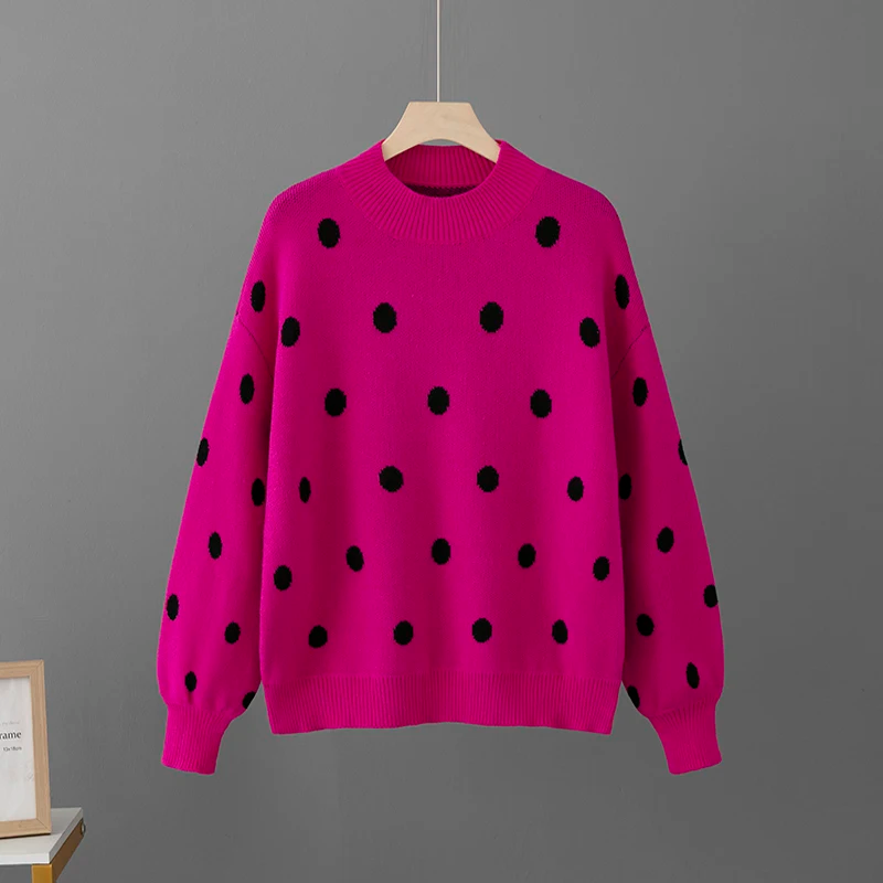 Autumn Jacquard Designer Women Sweaters