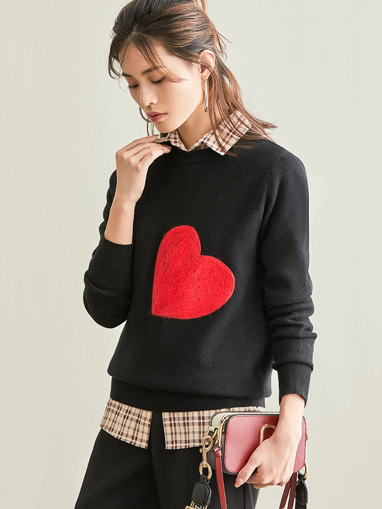 Black Heart Sweater