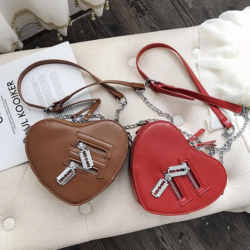 Crossbody Heart Tote Bag For Women