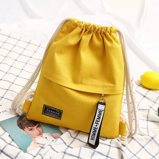 Fashion School Gym Drawstring Bag Casual