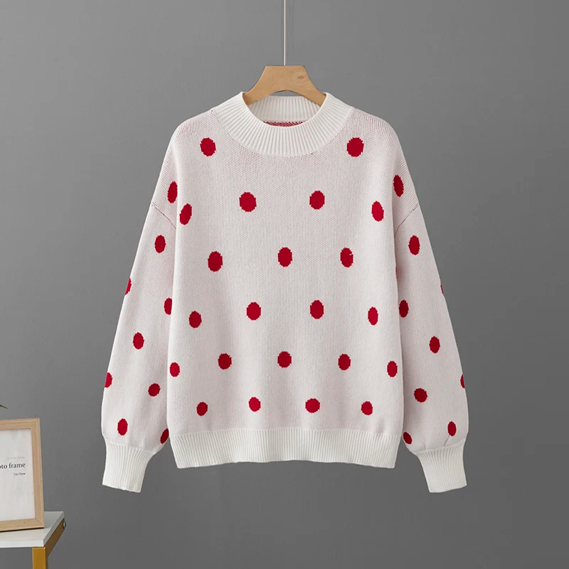 Autumn Jacquard Designer Women Sweaters