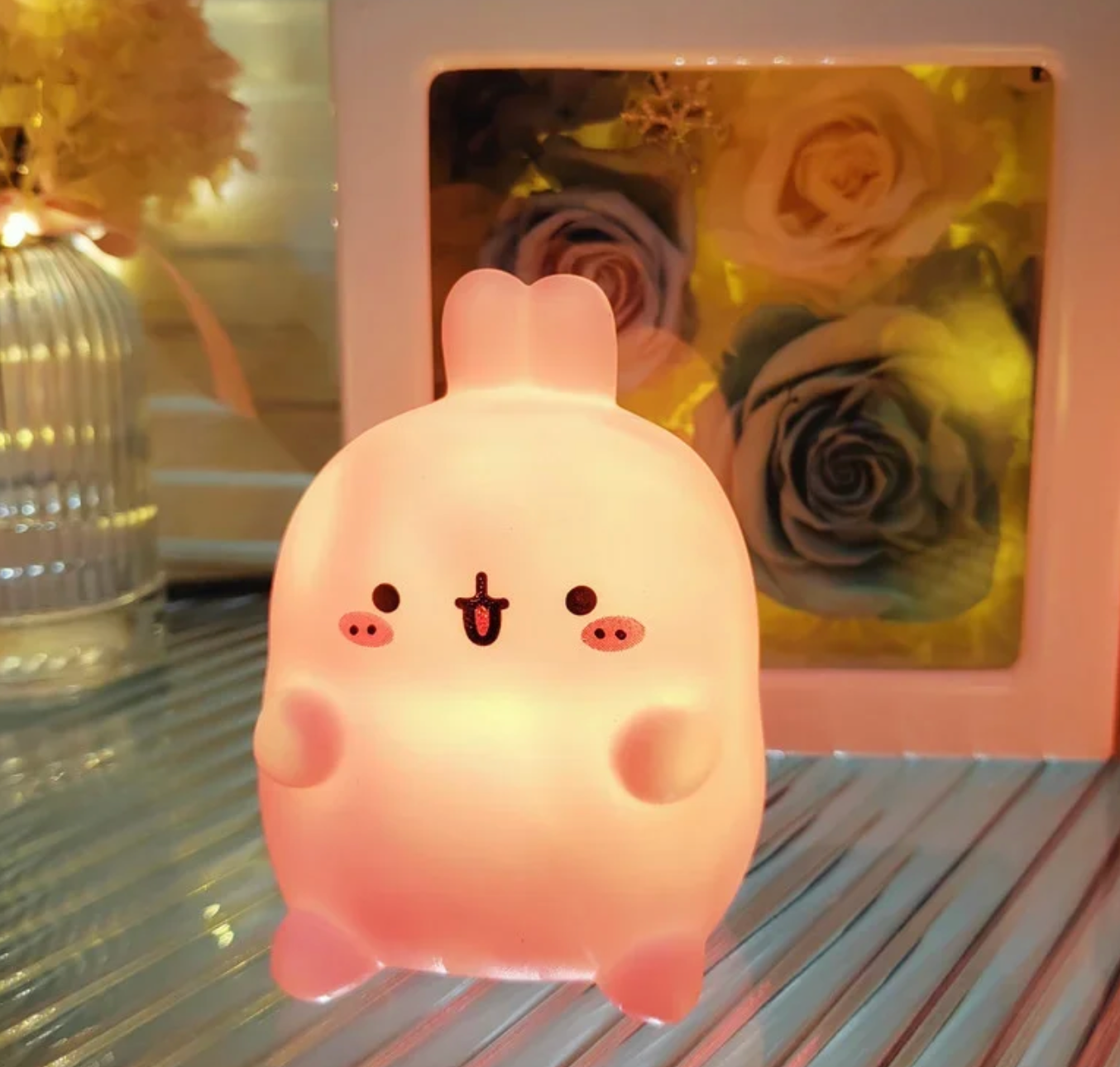 Rabbit Night Light Bedhead Bedroom LED Small Table Light