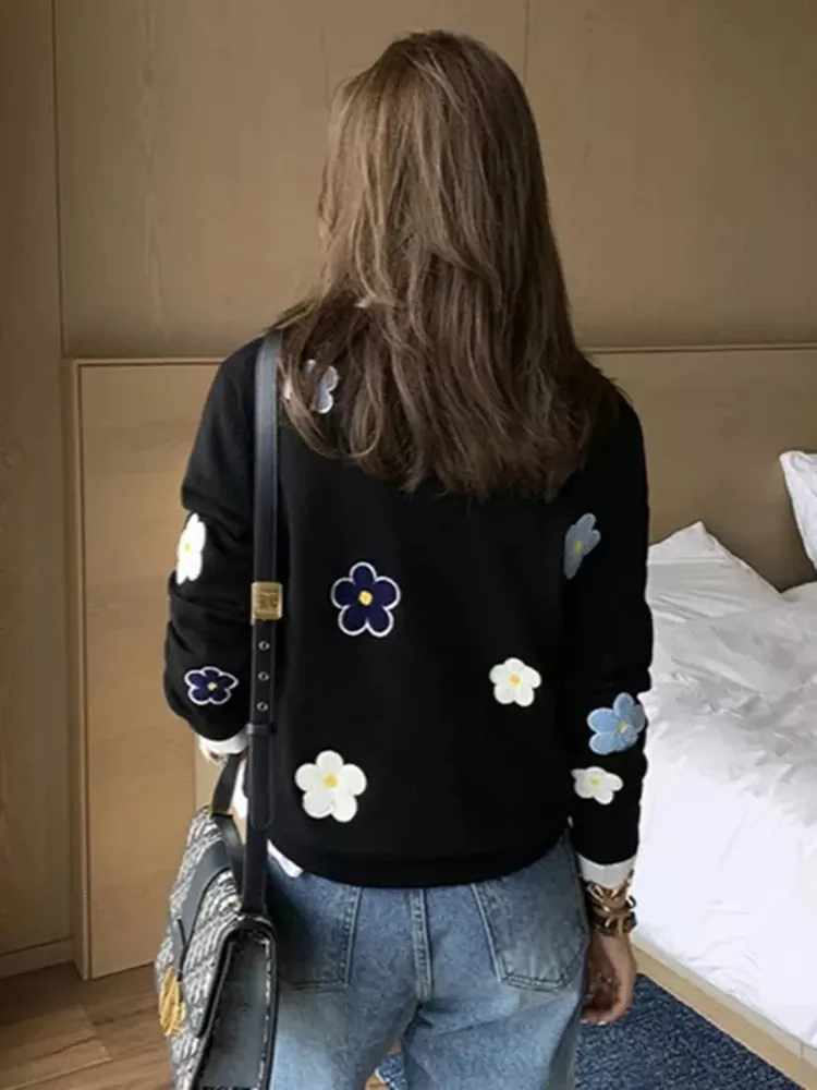 Floral Pullover Sweater