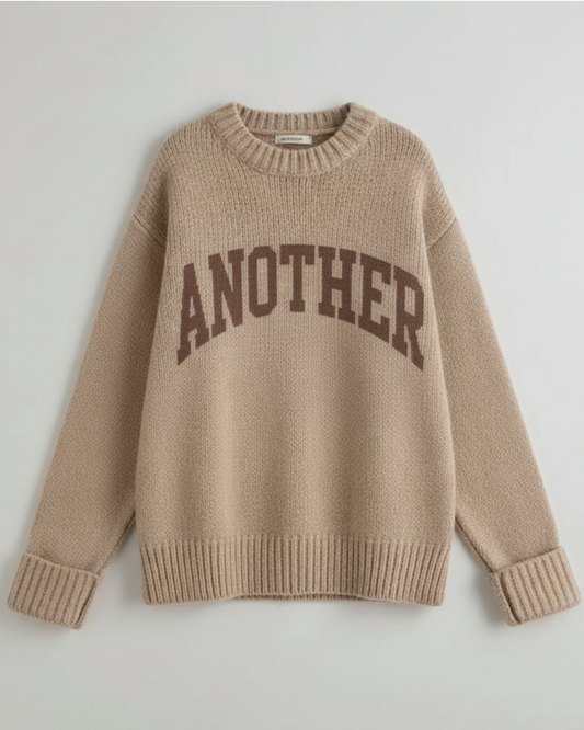 Oversized Sweater Letter