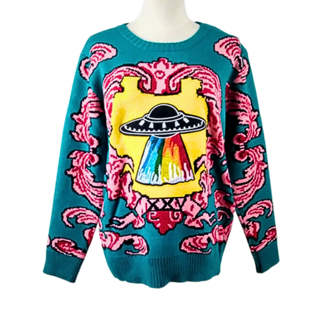 UFO OVERSIZE Clouds Thicken Sweater